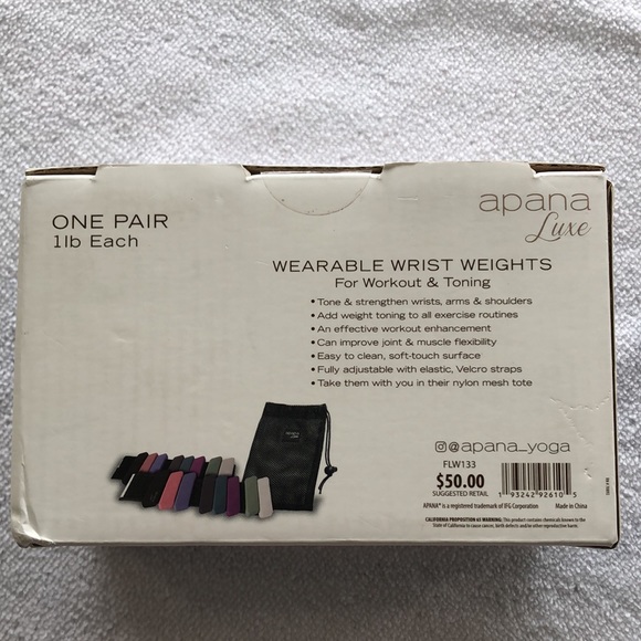 Apana luxe wearable wrist weights - Picture 2 of 3